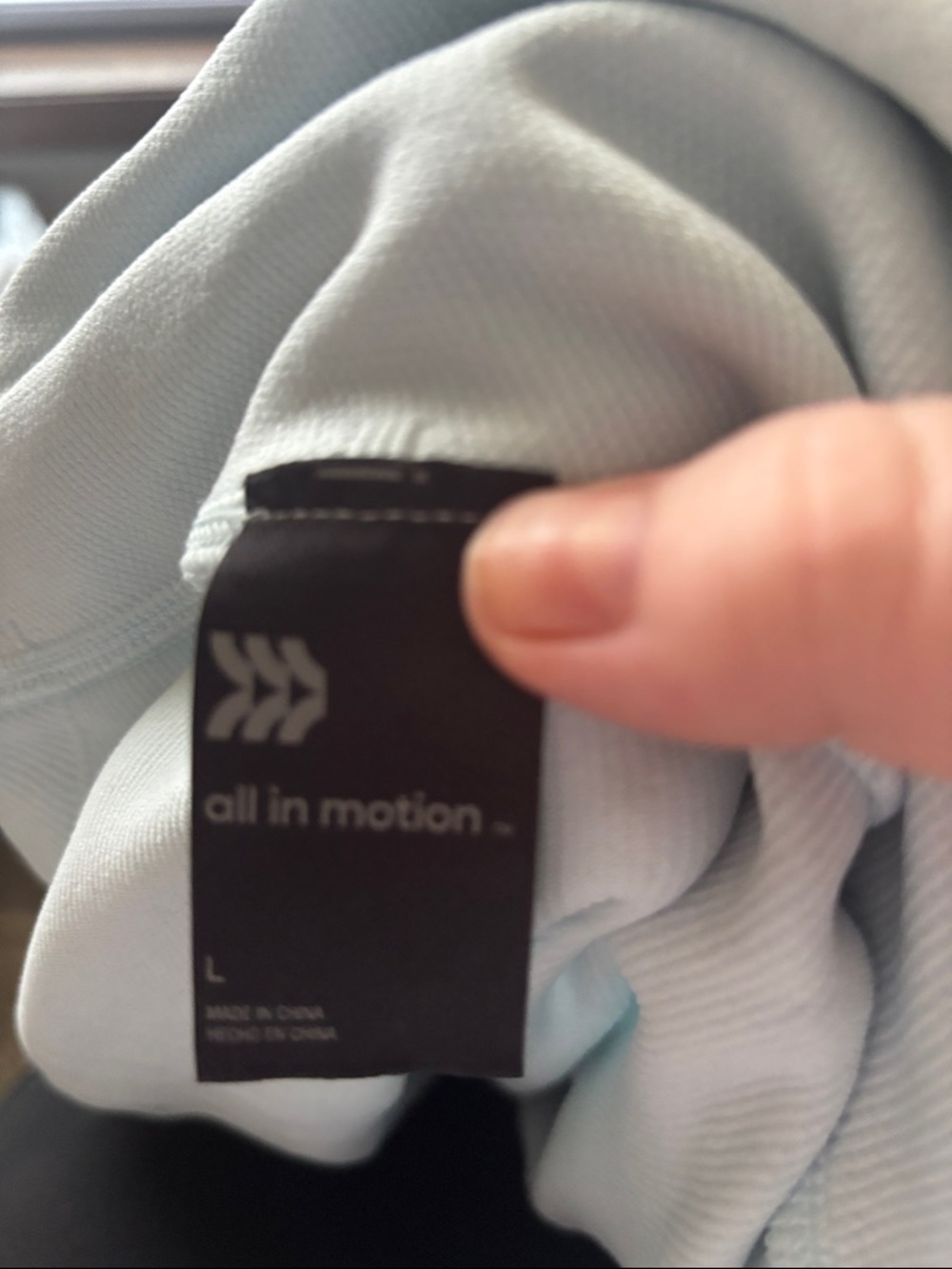 all in motion Pale blue body suit shaper